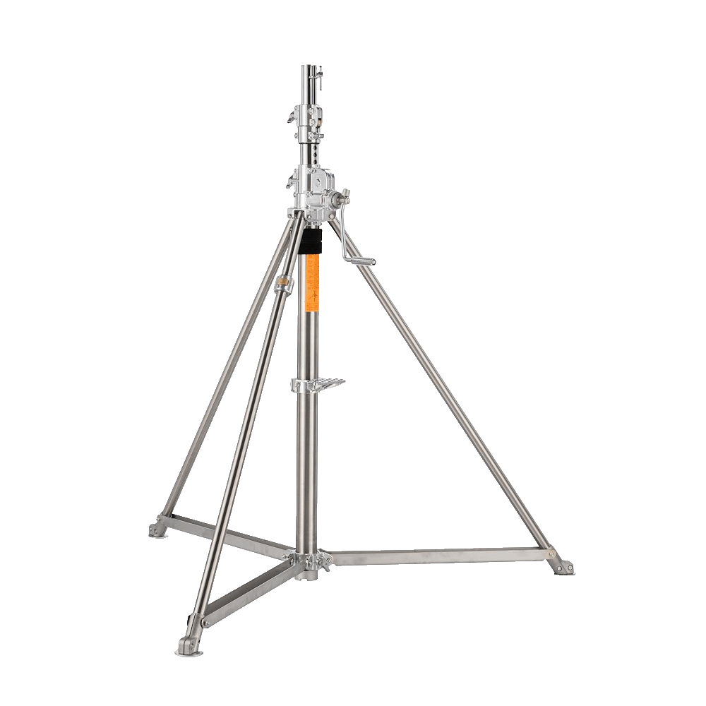 Avenger Super Wind Up 40 Stand Stainless Steel 4m w/o Wheels