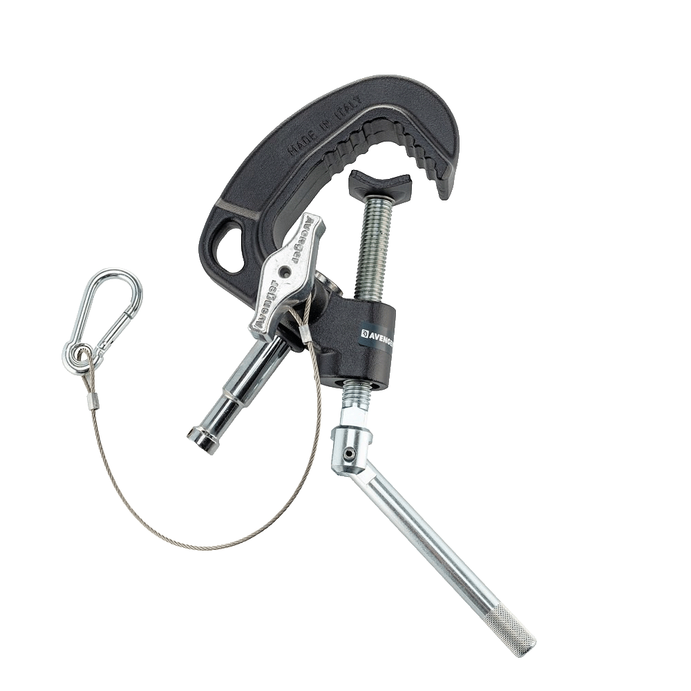 Avenger Baby Pipe Clamp with 16mm/ 5/8in Pin & Tommy Bar