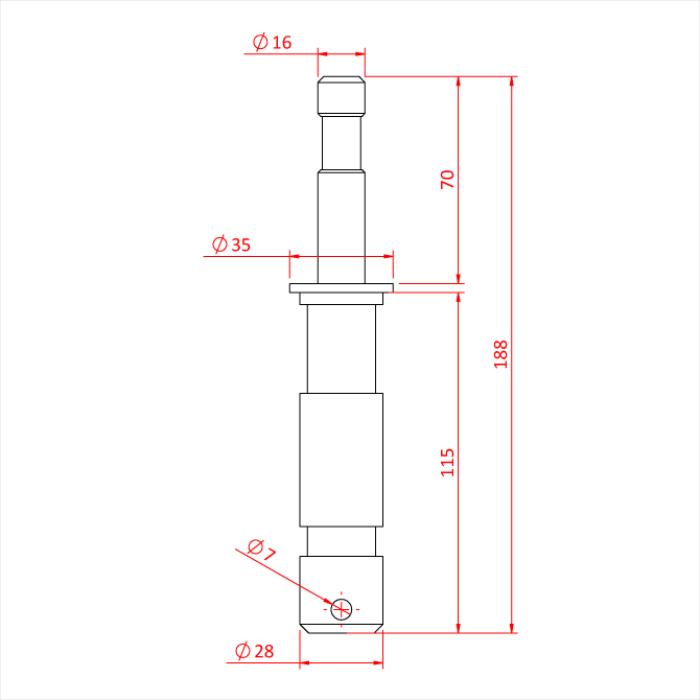 Doughty Engineering Stand Adaptor 29mm x 16mm Grip