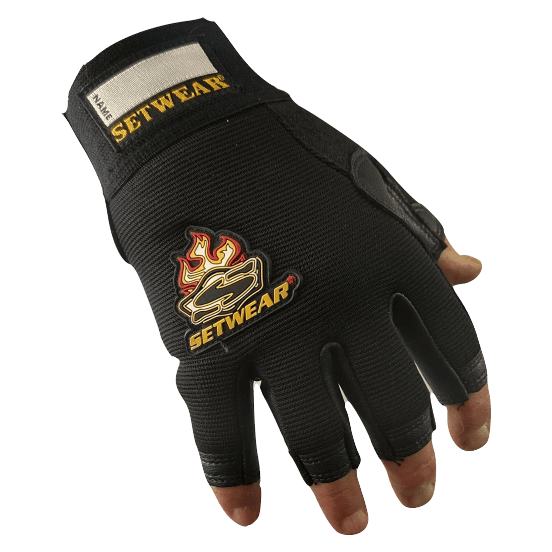 Setwear Leather Fingerless Glove