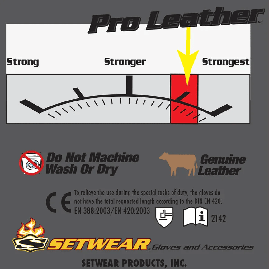 Setwear Pro Leather Black Glove