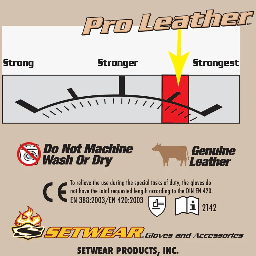 Setwear Pro Leather Tan Glove