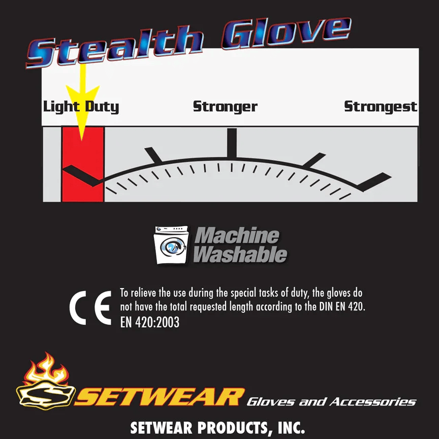 Setwear Stealth Glove Black